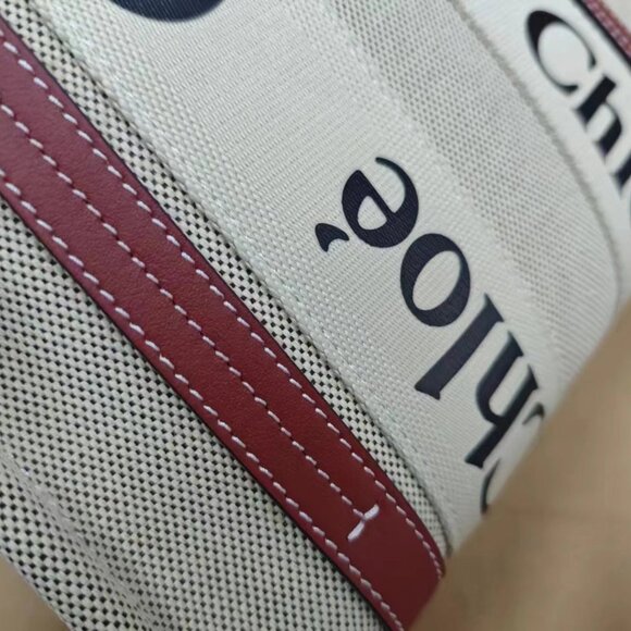 Chloe small woody tote with strap - Picture 4 of 13